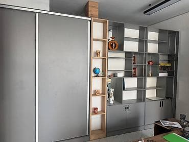 Ванна шкафтары: Дубал шкаф, Дубал шкаф түрү: Модулдуу, Үй, конок бөлмөсү үчүн, Өзгөчөлүктөрү: Жумушчу стол менен lalafo.kg да — 1 Ванна шкафтары: Дубал шкаф, Дубал шкаф түрү: Модулдуу, Үй, конок бөлмөсү үчүн, Өзгөчөлүктөрү: Жумушчу стол менен — 1