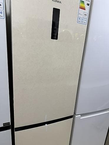 Элегантный двухкамерный холодильник Konka в бежевом цвете. Он оснащен at lalafo.kg Элегантный двухкамерный холодильник Konka в бежевом цвете. Он оснащен