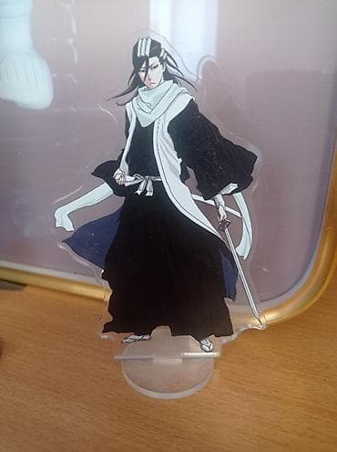 Акриловая фигурка-стенд персонажа из аниме Bleach — Бьякуя Кучики at lalafo.kg Акриловая фигурка-стенд персонажа из аниме Bleach — Бьякуя Кучики