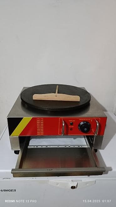 Профессиональная электрическая блинница 40см блинница новая! брали за at lalafo.kg — 5 Профессиональная электрическая блинница 40см блинница новая! брали за — 5