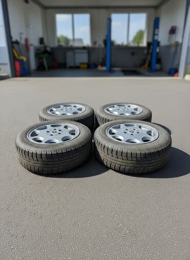 Колеса в сборе 195 / 65 / R 15, Зима, Комплект, Легковые, Литые, отверстий - 5 at lalafo.kg Колеса в сборе 195 / 65 / R 15, Зима, Комплект, Легковые, Литые, отверстий - 5