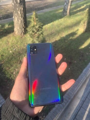 Samsung Galaxy A51, Б/у, 128 ГБ, цвет - Черный, 2 SIM at lalafo.kg Samsung Galaxy A51, Б/у, 128 ГБ, цвет - Черный, 2 SIM