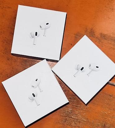 Наушники Apple AirPods Pro (беспроводные) Комплектация на фото: - at lalafo.kg Наушники Apple AirPods Pro (беспроводные) Комплектация на фото: -