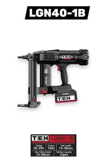 Аккумуляторный гвоздезабивной пистолет TEH LGN40-18 Описание: - Тип at lalafo.kg Аккумуляторный гвоздезабивной пистолет TEH LGN40-18 Описание: - Тип