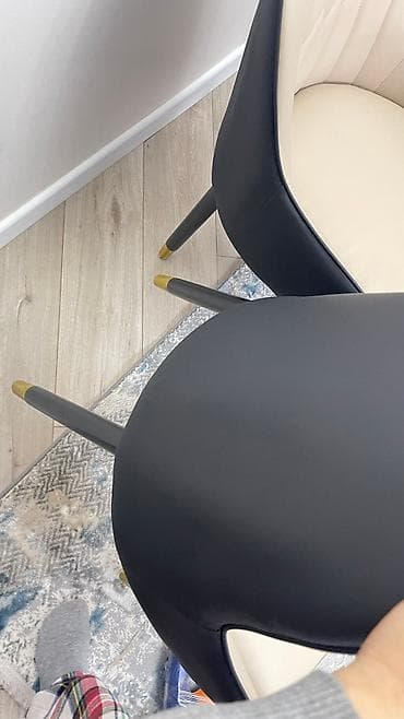 Тигүүчүлөр үчүн отургучтар: Стул в скандинавском стиле, кожаный, из цельного дерева, удобный lalafo.kg да — 4 Тигүүчүлөр үчүн отургучтар: Стул в скандинавском стиле, кожаный, из цельного дерева, удобный — 4