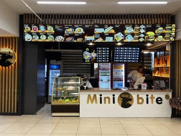 - Открытая кухня на фудкорте с современной стойкой, электронное меню at lalafo.kg - Открытая кухня на фудкорте с современной стойкой, электронное меню