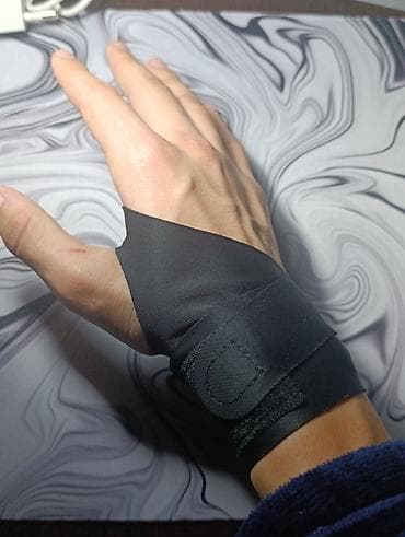 Бинт‑фиксатор для кисти (правая рука) - Анатомическая модель для at lalafo.kg Бинт‑фиксатор для кисти (правая рука) - Анатомическая модель для