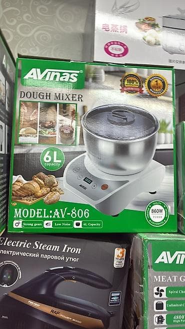 Тестомес AVInas AV-806 - Тип: стационарный миксер/тестомес - Объем at lalafo.kg Тестомес AVInas AV-806 - Тип: стационарный миксер/тестомес - Объем