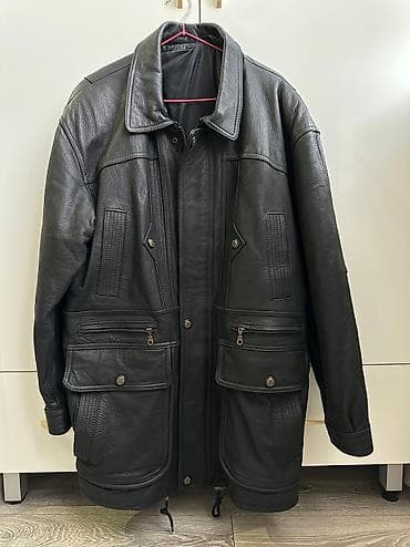 КОЖАНАЯ КУРТКА МУЖСКАЯ Удлиненная мужская куртка из натуральной кожи at lalafo.kg КОЖАНАЯ КУРТКА МУЖСКАЯ Удлиненная мужская куртка из натуральной кожи