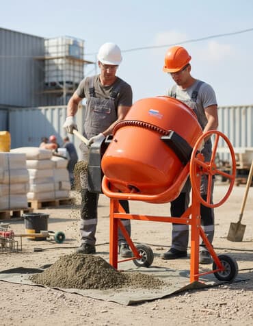 Бетономешалка Средняя (150 - 300 л), Новый at lalafo.kg Бетономешалка Средняя (150 - 300 л), Новый