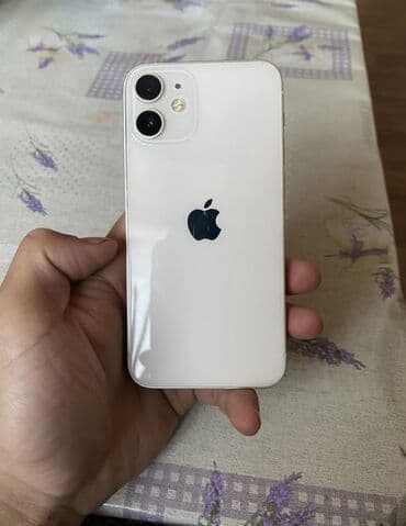 IPhone 12 mini, Б/у, 64 ГБ, Белый, Чехол, Зарядное устройство, Кабель, 79 % at lalafo.kg IPhone 12 mini, Б/у, 64 ГБ, Белый, Чехол, Зарядное устройство, Кабель, 79 %