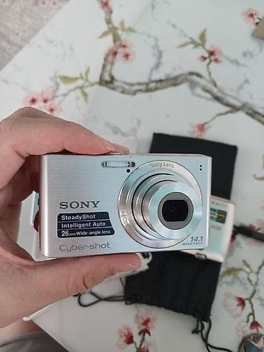 Компактная фотокамера Sony Cyber‑shot DSC‑W610 (серебристая) в lalafo.kg да Компактная фотокамера Sony Cyber‑shot DSC‑W610 (серебристая) в