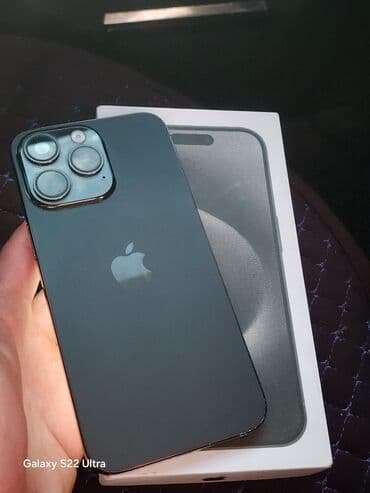 IPhone 15 Pro Max, Black Titanium, Коробка at lalafo.kg IPhone 15 Pro Max, Black Titanium, Коробка