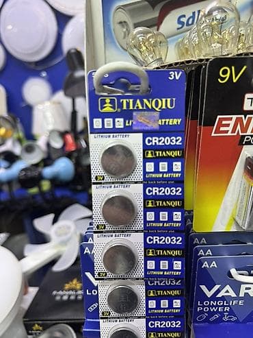 Литиевые батарейки-таблетки Tianqiu CR2032, 3V. - Тип: CR2032 (литий at lalafo.kg Литиевые батарейки-таблетки Tianqiu CR2032, 3V. - Тип: CR2032 (литий