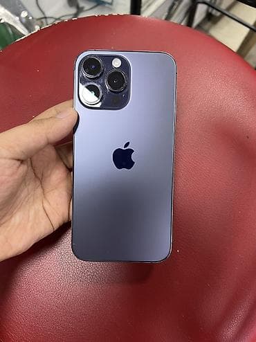 IPhone 14 Pro Max, Б/у, 512 ГБ, Deep Purple, Защитное стекло, Чехол, Кабель, 91 % at lalafo.kg IPhone 14 Pro Max, Б/у, 512 ГБ, Deep Purple, Защитное стекло, Чехол, Кабель, 91 %