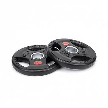 Диски для штанги/гантелей 5 кг с хватами - Вес одного диска: 5 кг at lalafo.kg Диски для штанги/гантелей 5 кг с хватами - Вес одного диска: 5 кг