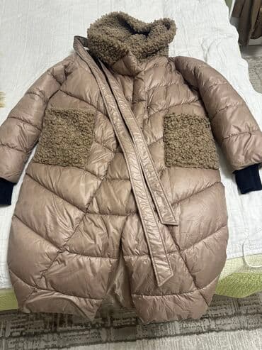 Пуховик, По колено, Китай, Бесшовная модель, С мехом, 3XL at lalafo.kg Пуховик, По колено, Китай, Бесшовная модель, С мехом, 3XL