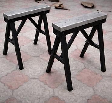 Столярные козлы (пара). - Прочные рабочие козлы для столярных at lalafo.kg Столярные козлы (пара). - Прочные рабочие козлы для столярных