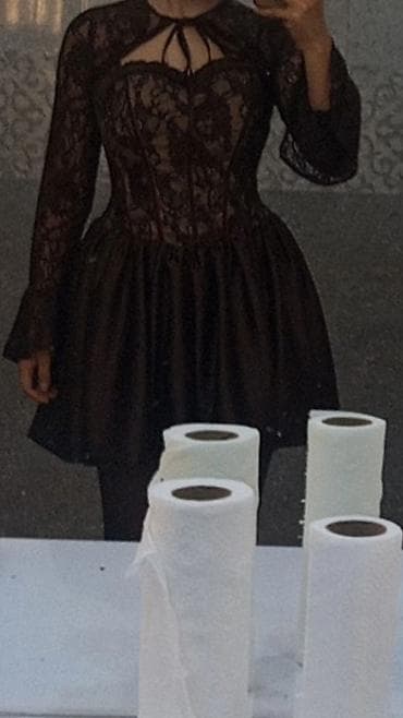 Вечернее платье, Коктейльное, Короткая модель, С рукавами, M at lalafo.kg Вечернее платье, Коктейльное, Короткая модель, С рукавами, M