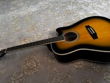 Акустическая гитара дредноут с вырезом (cutaway). - Корпус: дредноут at lalafo.kg Акустическая гитара дредноут с вырезом (cutaway). - Корпус: дредноут