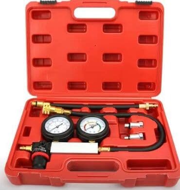 Тестер утечки в цилиндрах двигателя. С двумя манометрами для at lalafo.kg Тестер утечки в цилиндрах двигателя. С двумя манометрами для