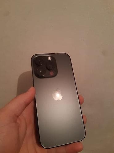 IPhone 14 Pro, Б/у, 256 ГБ, Black Titanium, Чехол, 79 % at lalafo.kg IPhone 14 Pro, Б/у, 256 ГБ, Black Titanium, Чехол, 79 %