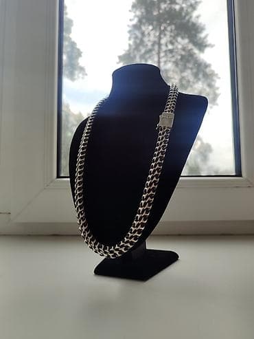 Серебряная цепь Мегапитон Серебро 925 проба Ручная работа Цепь at lalafo.kg Серебряная цепь Мегапитон Серебро 925 проба Ручная работа Цепь