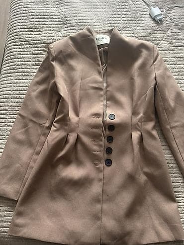 Көйнөктөр: Новый женский жакет RUSHA - Цвет: тёплый бежевый/карамельный. - lalafo.kg да — 2 Көйнөктөр: Новый женский жакет RUSHA - Цвет: тёплый бежевый/карамельный. - — 2