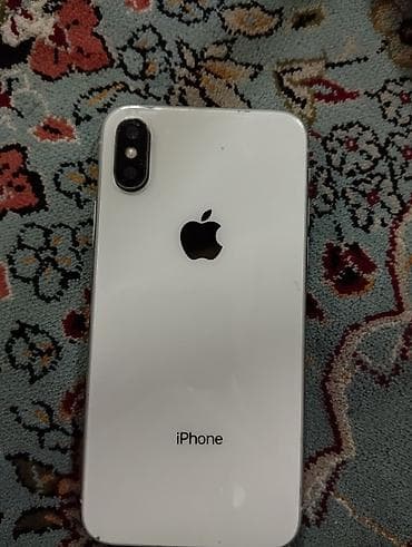 IPhone X, Б/у, 256 ГБ, Серебристый, Чехол at lalafo.kg IPhone X, Б/у, 256 ГБ, Серебристый, Чехол