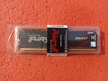 Оперативная память, Новый, Kingston Fury, 32 ГБ, DDR4, 32000 МГц, Для ПК at lalafo.kg Оперативная память, Новый, Kingston Fury, 32 ГБ, DDR4, 32000 МГц, Для ПК