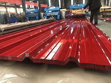 Профнастил кровельный/стеновой из оцинкованной стали с полимерным at lalafo.kg Профнастил кровельный/стеновой из оцинкованной стали с полимерным