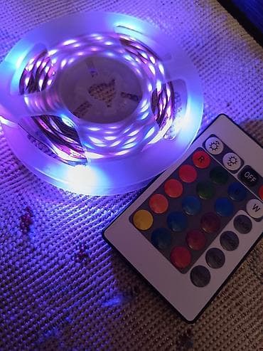 Башка жарыктандыруу: Светодиодная RGB‑лента 5 м Комплектация: - светодиодная лента на lalafo.kg да — 1 Башка жарыктандыруу: Светодиодная RGB‑лента 5 м Комплектация: - светодиодная лента на — 1