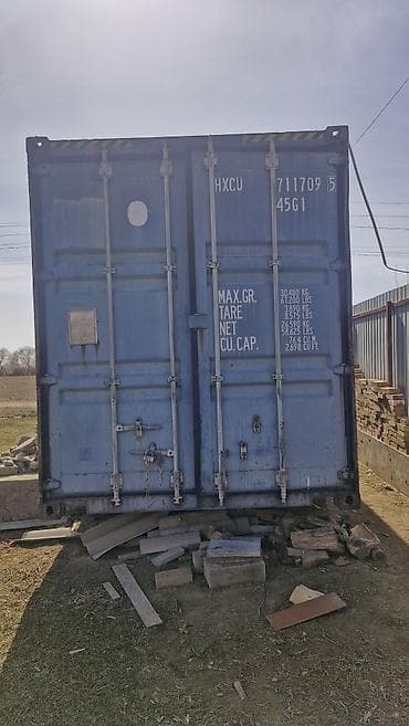 Контейнер 40 футов, с.Кара-Ой, - Двухстворчатые двери с четырьмя at lalafo.kg Контейнер 40 футов, с.Кара-Ой, - Двухстворчатые двери с четырьмя