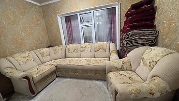 Угловой диван + кресло - Комплектация: большой модульный угловой at lalafo.kg Угловой диван + кресло - Комплектация: большой модульный угловой