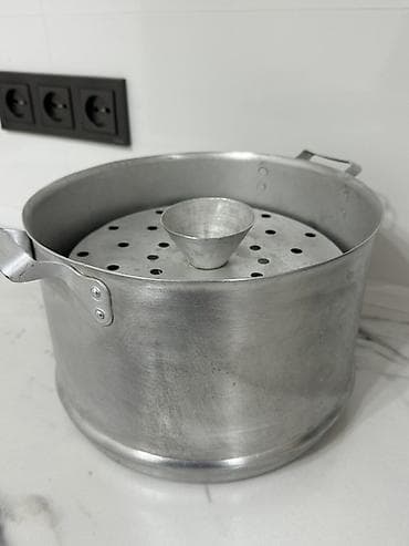 Советская мантышница/пароварка классического типа без крышки и at lalafo.kg Советская мантышница/пароварка классического типа без крышки и