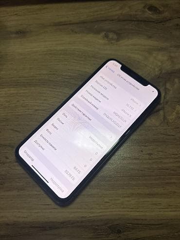 IPhone X, Б/у, 64 ГБ, Space Gray, 100 % at lalafo.kg IPhone X, Б/у, 64 ГБ, Space Gray, 100 %