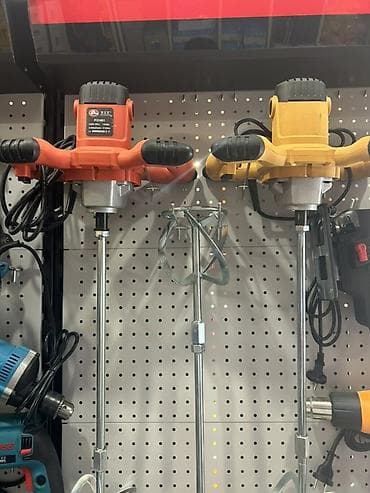 Двухручные электрические миксеры для строительных смесей - at lalafo.kg Двухручные электрические миксеры для строительных смесей -