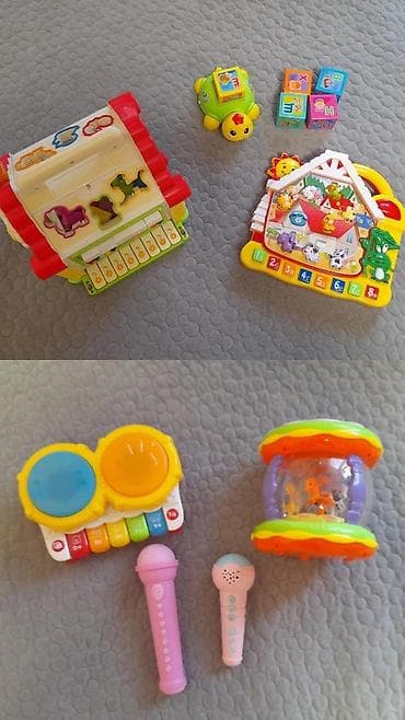 Набор развивающих детских игрушек (электронные и механические): - at lalafo.kg Набор развивающих детских игрушек (электронные и механические): -