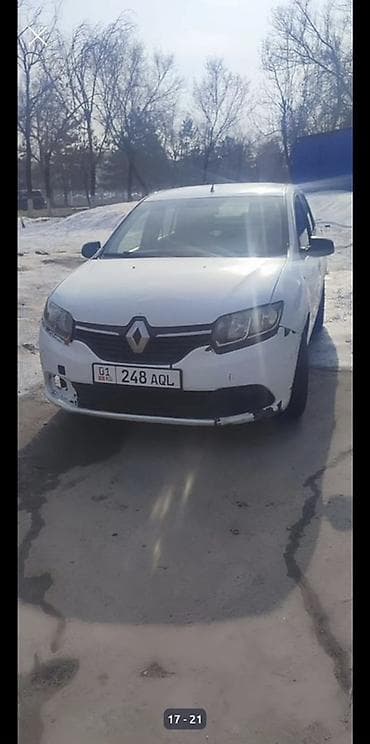 Renault Logan: 2017 г., 1.6 л, Ручные, Бензин, Седан at lalafo.kg Renault Logan: 2017 г., 1.6 л, Ручные, Бензин, Седан