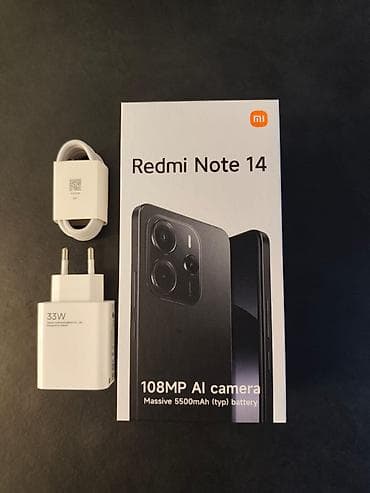 Redmi, Redmi Note 14, Б/у, 128 ГБ, цвет - Черный, 2 SIM at lalafo.kg Redmi, Redmi Note 14, Б/у, 128 ГБ, цвет - Черный, 2 SIM