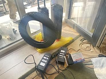 Электрический скутер (кадровая рама с багажниками) + комплект at lalafo.kg Электрический скутер (кадровая рама с багажниками) + комплект