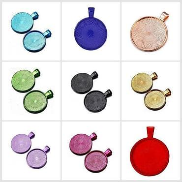 Заготовки для Кулонов (25 мм) – Идеальная Основа для Вашей Бижутерии! at lalafo.kg Заготовки для Кулонов (25 мм) – Идеальная Основа для Вашей Бижутерии!