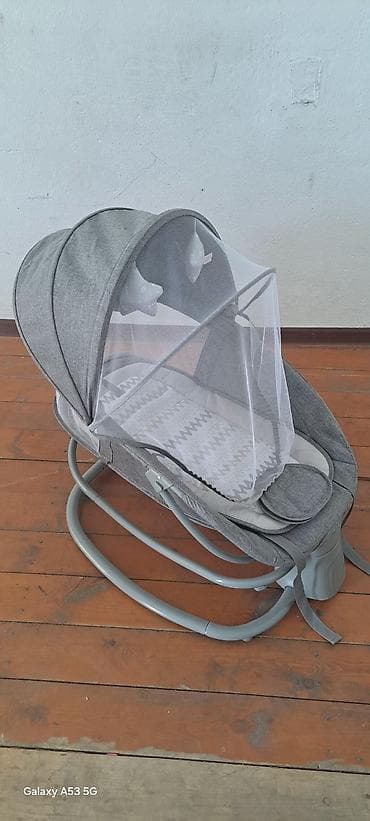 Детский шезлонг, Новый, Электронная, Железо, цвет - Серый at lalafo.kg Детский шезлонг, Новый, Электронная, Железо, цвет - Серый