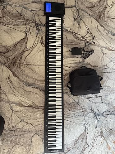 Рулонное электронное пианино (портативный синтезатор) - lalafo.kg да — 1 Рулонное электронное пианино (портативный синтезатор) - — 1