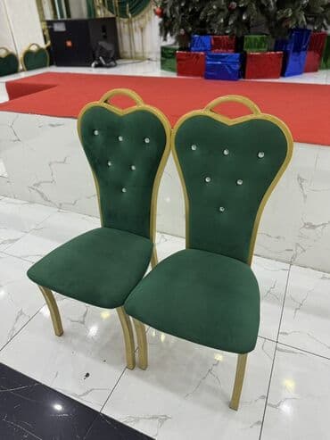 Тигүүчүлөр үчүн отургучтар: Кафе, ресторандар үчүн отургуч, Темир, түсү - Жашыл lalafo.kg да — 2 Тигүүчүлөр үчүн отургучтар: Кафе, ресторандар үчүн отургуч, Темир, түсү - Жашыл — 2