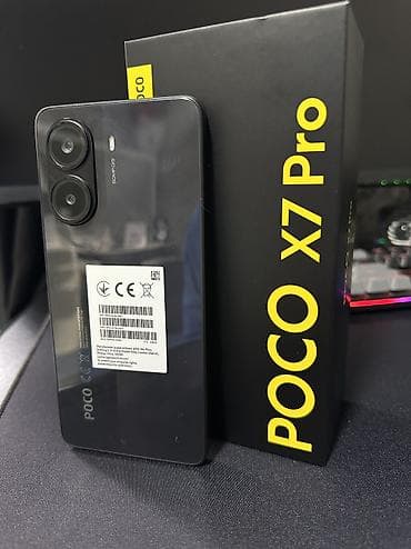 Poco X7 Pro, Б/у, 256 ГБ, цвет - Черный, 2 SIM at lalafo.kg Poco X7 Pro, Б/у, 256 ГБ, цвет - Черный, 2 SIM