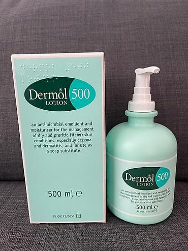 Dermol лосьон 500мл противомикробное смягчающее и увлажняющее at lalafo.kg Dermol лосьон 500мл противомикробное смягчающее и увлажняющее