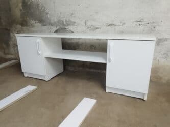 Тумба и подставка для телевизора, Новый, Напольная, ЛДСП, Самовывоз, Платная доставка, цвет - Белый at lalafo.kg Тумба и подставка для телевизора, Новый, Напольная, ЛДСП, Самовывоз, Платная доставка, цвет - Белый