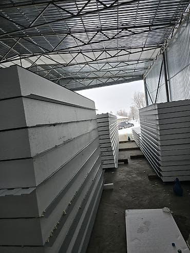 Толь: Сэндвич‑панели ППУ/ПСБ для стен и кровли - Тип: трехслойные at lalafo.kg — 3 Толь: Сэндвич‑панели ППУ/ПСБ для стен и кровли - Тип: трехслойные — 3