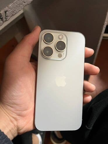 IPhone 15 Pro, Новый, 128 ГБ, White Titanium, Чехол, 87 % at lalafo.kg IPhone 15 Pro, Новый, 128 ГБ, White Titanium, Чехол, 87 %